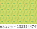 Light green flower pattern material 132324474
