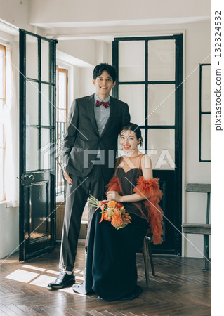 Stylish bridal image 132324532