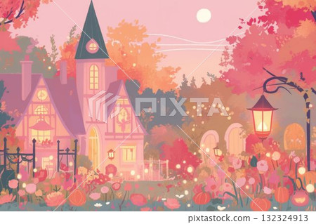 南瓜鎮在森林裡亮起來 132324913