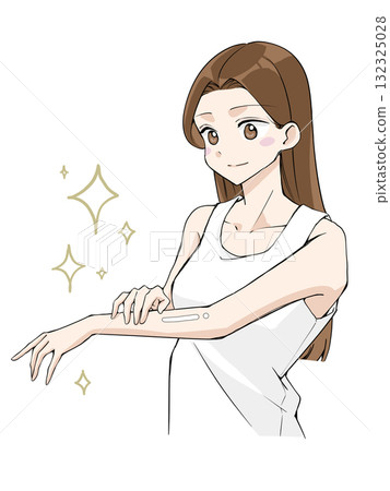 Skin care woman smile 132325028