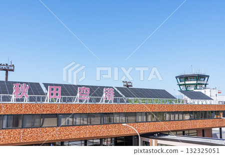 秋田縣秋田市秋田機場天氣晴朗 132325051