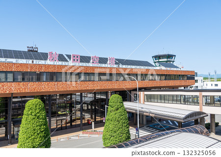 秋田縣秋田市秋田機場天氣晴朗 132325056