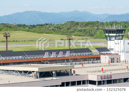 秋田縣秋田市秋田機場天氣晴朗 秋田縣秋田市秋田機場天氣晴朗 132325076
