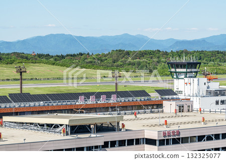秋田縣秋田市秋田機場天氣晴朗 秋田縣秋田市秋田機場天氣晴朗 132325077