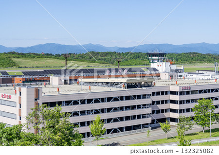 秋田縣秋田市秋田機場天氣晴朗 132325082