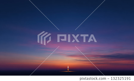 Candle hope sunset sky horizon peaceful solitude inspiration dusk tranquil light flame evening 132325191