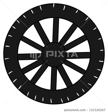 輪胎輪廓簡單 132326267