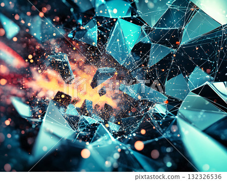 Abstract graphic background with secure data transfer. cybersecurity themes. AI Generated. Abstract graphic background with secure data transfer. cybersecurity themes. AI Generated. 132326536