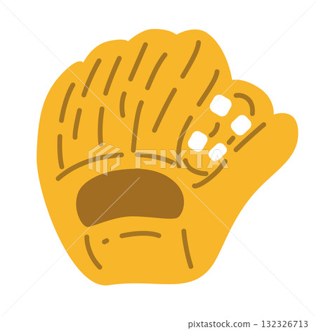 棒球手套的插圖 132326713