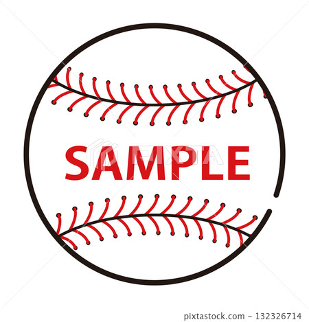 棒球文字框架插圖 132326714
