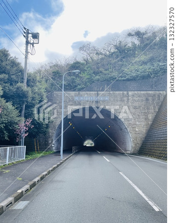 Blue sky and tunnel Blue sky and tunnel 132327570