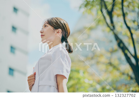 Portrait of a female nurse Portrait of a female nurse 132327702