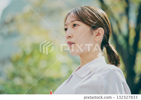 Portrait of a female nurse Portrait of a female nurse 132327833