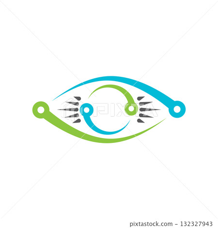 Eye technology illustration Eye technology illustration 132327943
