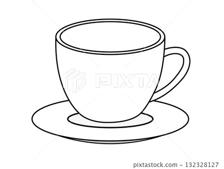 Simple cup illustration 132328127
