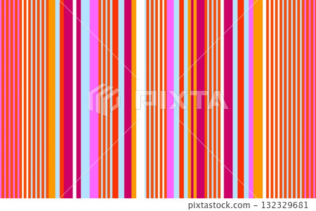Striped pattern orange 132329681