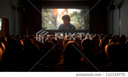 Businesswoman presenting data analysis smiling confident professional formal suit office growth chart teamwork leadership meeting 132329770