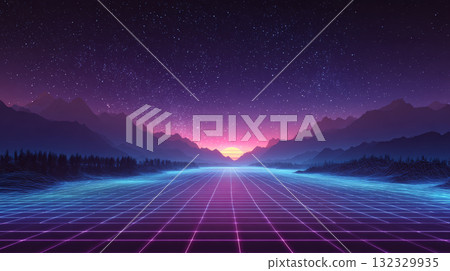 Halloween pumpkin glowing on dark path, spooky house in foggy forest, eerie atmosphere, autumn night, scary mood 132329935