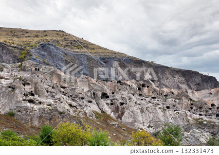 Vardzia Monastery cave city in Georgia 132331473