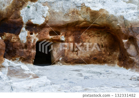 Vardzia Monastery cave city in Georgia 132331482