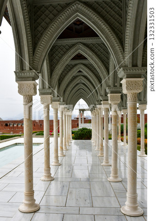 corridor of the Rabati Castle landmark of the Samtskhe Javakheti region 132331503