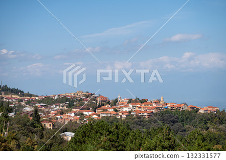 Sighnaghi or Signagi city in the Kakheti region of Georgia. Sighnaghi or Signagi city in the Kakheti region of Georgia. 132331577