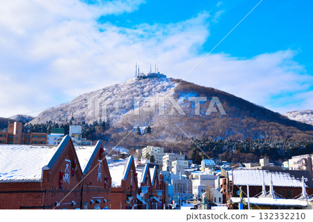 冬季函館紅磚倉庫群函館山 132332210
