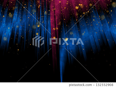 Glowing golden shiny bokeh particles abstract grunge background 132332908