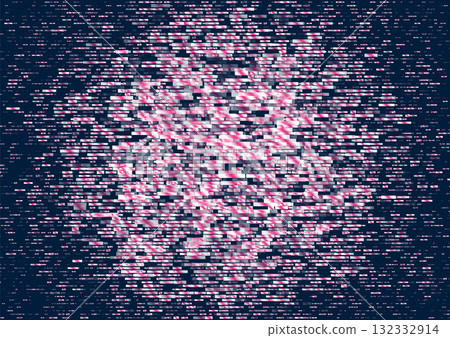 Pink and white small stripes minimal abstract geometric background 132332914