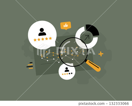 Customer feedback analysis with user sentiment scoring and rating visualization. Helps brands evaluate satisfaction, monitor reviews, and optimize customer experience using data-driven insights 132333066