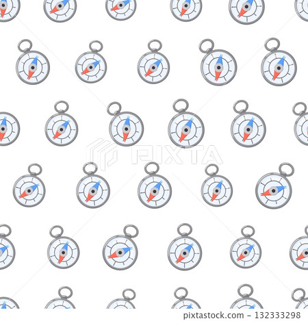 Seamless pattern with travel compasses Seamless pattern with travel compasses 132333298