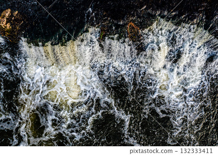 Fragment of the rapid waterfall of Venta - Ventas Rumba, the widest waterfall in Europe, Latvia Fragment of the rapid waterfall of Venta - Ventas Rumba, the widest waterfall in Europe, Latvia 132333411