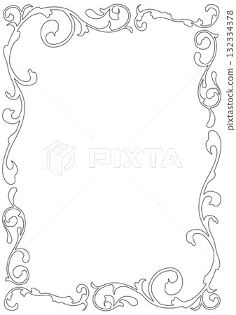 Classical white frame with black border (A4 size) Classical white frame with black border (A4 size) 132334378