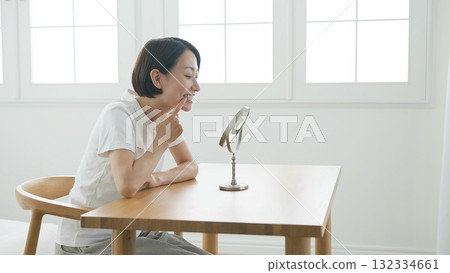 美容皮膚年齡健康形象 132334661