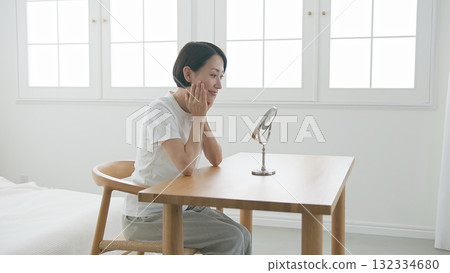 美容皮膚年齡健康形象 132334680