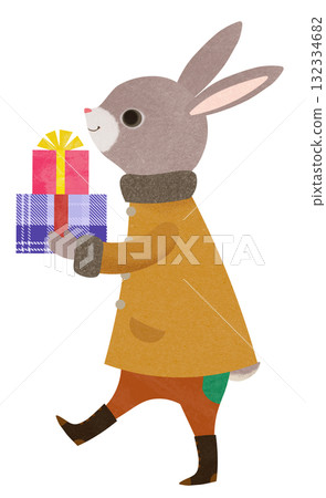 Rabbit and presents Rabbit and presents 132334682