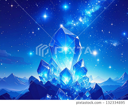 Blue sparkling ore Blue sparkling ore 132334895