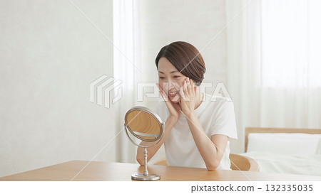 美容皮膚年齡健康形象 132335035