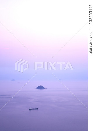 魔幻時刻的尾道：從高見山眺望百貫島 132335142