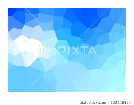 Gradient background, geometric illustration, polygon texture, light blue 132336593