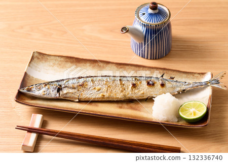 鹽烤秋刀魚 鹽烤秋刀魚 132336740