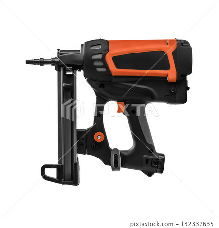 Cordless Nail Gun with Black and Orange Modern Design 132337635