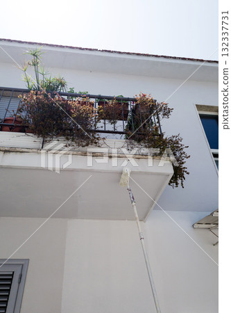 Professional painter painting balcony 132337731