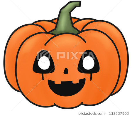 Little Pumpkin Character for Halloween 132337903