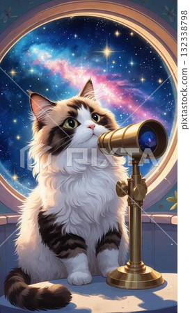 Cat - Healing & Cute Illustration Cat - Healing & Cute Illustration 132338798