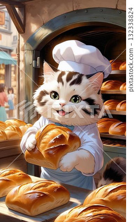 Cat - Healing & Cute Illustration Cat - Healing & Cute Illustration 132338824