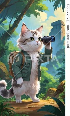 Cat - Healing & Cute Illustration 132338825