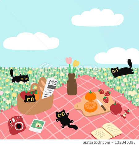 Black Cat Picnic 132340383