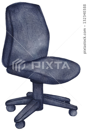 Water color swivel chair 132340388