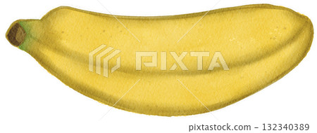 Water color banana 132340389